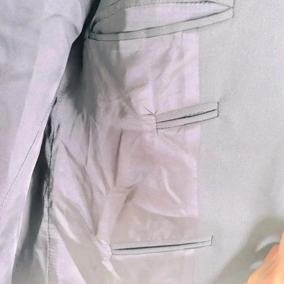 BALLY Men’s Suit Jacket in Dark Navy Size 44 - Picture 10 of 16